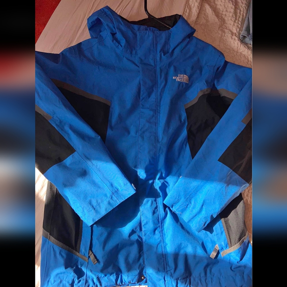 The North Face Blue and Black Performance Jacket